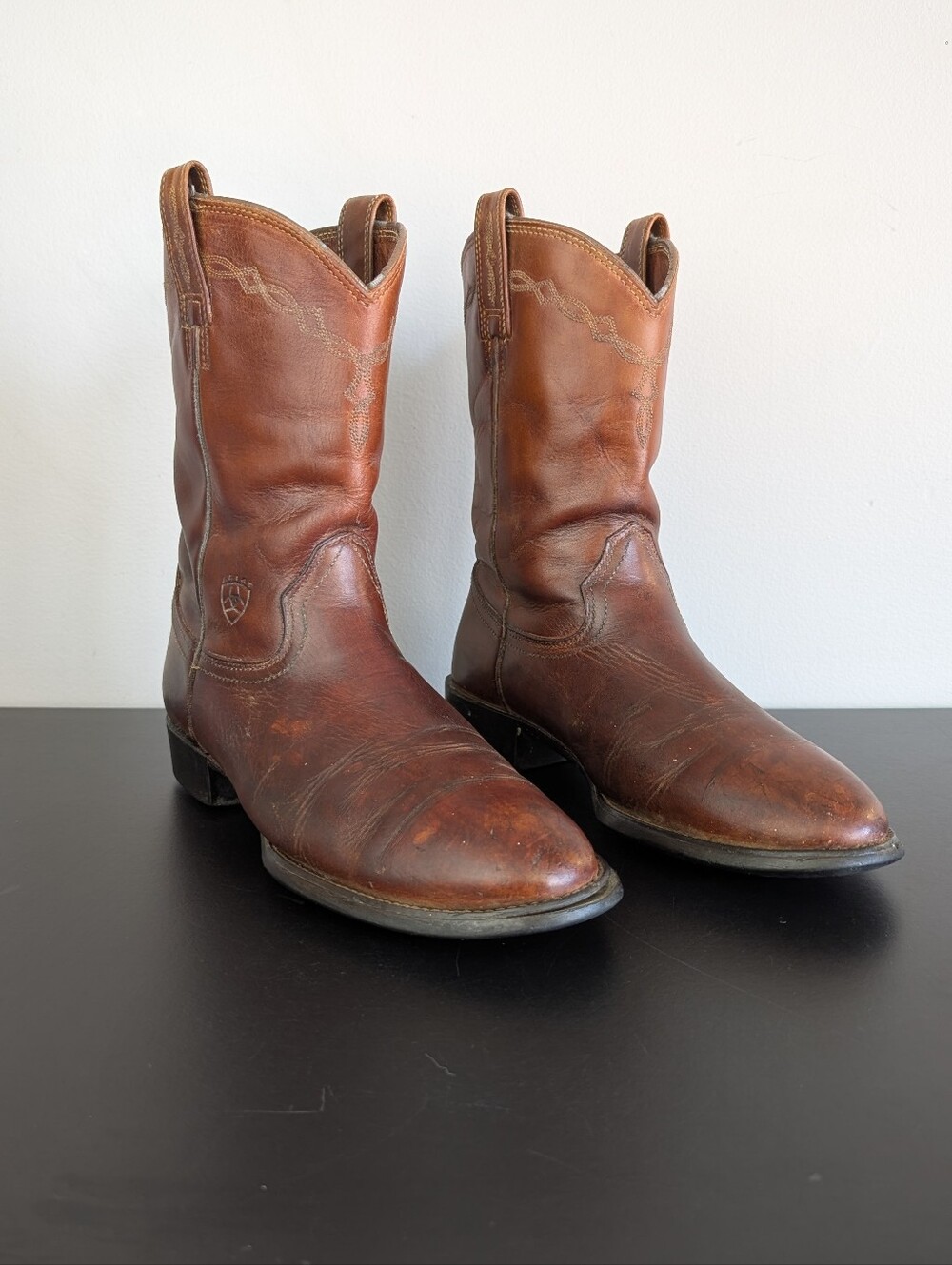 Ariat Brown Leather Cowboy Boots